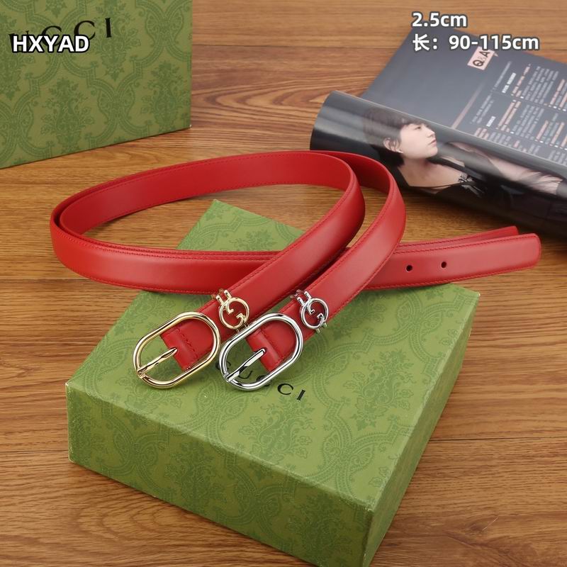 Gucci belt 25mmX90-115cm 8L03